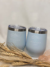 Load image into Gallery viewer, Baby blue - wine tumbler/keep cup
